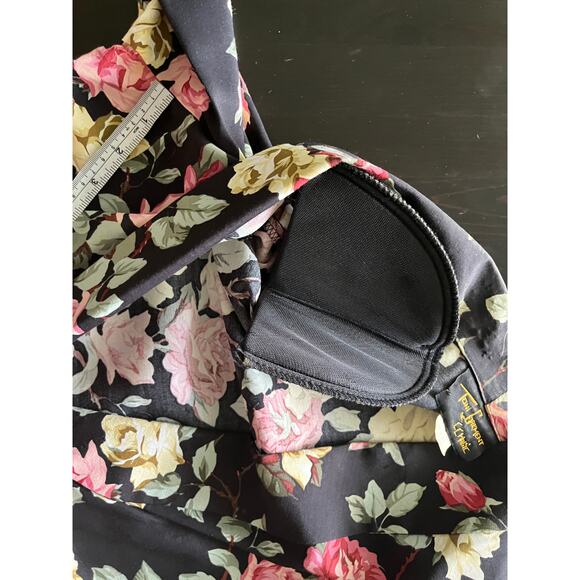 Vintage Toni Garment for CC Magic Floral 1 Button Blazer SzM - Picture 10 of 12